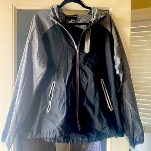 Under armor black and grey zip up